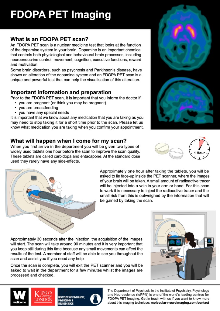 The second version of the FDOPA PET Imaging leaflet